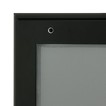 Menükasten außen Schaukasten Outdoor Schwarz auch mit LED 