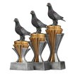 Pokal Trophäe Tauben Taubenzucht Serie SALAKA aus Resin PVC 3 Größen