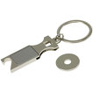 Schlüsselanhänger mit Einkaufswagenchip Metall mit Gravur