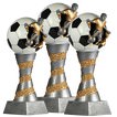 Pokal Fußball Lyon aus Resin silber gold handbemalt, 26, 28, 31oder XXL 80cm