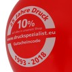 Ballons Luftballons günstig bedrucken 1-farbig Werbeballons 27cm