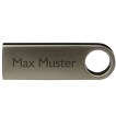 USB Stick als Schlüsselanhänger Keyna 8 16 32GB aus Metall mit Gravur Namen Logo