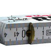 Zollstock Gliedermaßstab Meterstab ADGA250 aus Holz 2m mit Druck Fotodruck 4-farbig