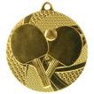 Medaille Tischtennis Tischtennis-Medaillen rund gold silber bronze