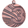 Medaillen MMC6040 aus Stahl 40 mm Zahlen 1 2 3 gold silber bronze