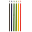 Bleistift MATHILDA mit Radiergummi farbig mit Druck Werbung