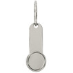 Einkaufswagenchip Schlüsselanhänger LARS Metall Magnet mit Logo Gravur