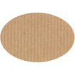 Etiketten Aufkleber NATURAL braun mit Druck individuell 6 x 4 cm oval