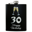 Flachmann Set Happy Birthday mit Druck in Box Geburtstag 18 30 40 50 60
