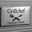 Grillkoffer BBQ Koffer Grillbesteck mit Gravur, 2 Koffergrößen lieferbar