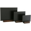 Kreidetafel Tischaufsteller Glasgow A6 A5 A4 beidseitig beschriftbar Holztafel