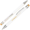 Kugelschreiber BIANCO Touchpen Metall mit Logo Namen Gravur
