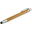 Kugelschreiber LEO Touchpen Bambus mit einfarbigem Druck
