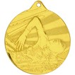 Medaille Schwimmen 2 Medaillen 50 mm rund gold silber bronze Set