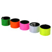 Schnapparmband BONDO Reflektor Schnappband in 5 Farben mit Druck