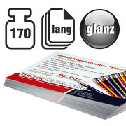 Flyer LANG 170g beidseitig 4/4 glänzend