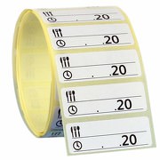 Gefrieretiketten selbstklebend ablösbar 50x13 mm Tiefkühletiketten