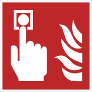 Aufkleber Feuermelder F005