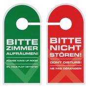 Türanhänger Türschild bitte nicht stören Hotel Zimmer aufräumen