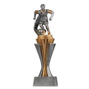 Pokal Trophäe Fußball Serie SALAKA 3 Größen aus Resin PVC