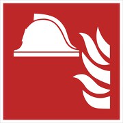 Aufkleber Mittel und Geräte zur Brandbekämpfung F004