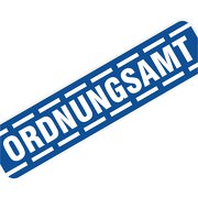 Magnetschild Ordnungsamt 30 x 7 cm 0,9mm stark