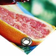 PVC Banner / Plane 510g B1 zertifiziert mit Ösen und Saum selbst kalkulieren