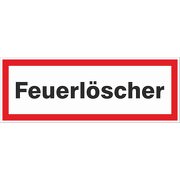 Feuerlöscher Schild Brandschutz Hinweisschild Feuerwehr Aufkleber