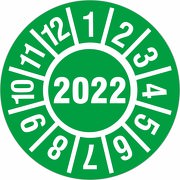 Prüfplakette 2022 Jahresprüfplakette Jahresprüfetiketten 18 oder 30mm