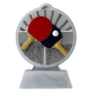 Pokal mit 3D Motiv Tischtennis Serie Ronny 10,5 cm hoch