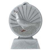 Pokal mit 3D Motiv Tauben Zuchttauben Taubenzucht Serie Ronny 10,5 cm hoch