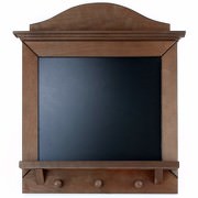 Kreidetafel Jakarta Schlüsselbrett Memotafel Wandtafel Garderobe mit Haken 40 x 50 cm