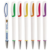 Kugelschreiber WILLY mit Foto Druck 4-farbig Logo Text Grafik Werbung