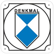 Schild Denkmal 2 mm Aluverbund Denkmalschild