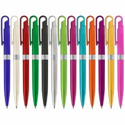 Kugelschreiber Coco PVC und Metall mit Druck Logo Werbung 1-farbig