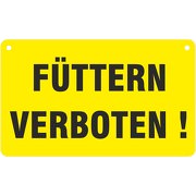 Füttern verboten Weidezaunschild Schild 20x12 cm Weidezaun