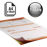 Durchschreibesätze 1-farbig A4 1-fach durchschreibend