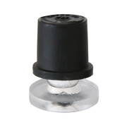 Abstandshalter 10 mm schwarz für Schilder, Distanzhalter Buchstaben Befestigung Easyfix