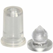 Abstandshalter 30 mm transparent für Schilder Distanzhalter Buchstaben Befestigung Easyfix