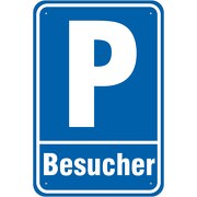 Schild Besucherparkplatz Parkplatz Besucher 3 mm Alu Verbund