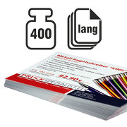 Flyer LANG 400g beidseitig 4/4 matt