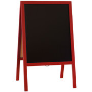 Farbiger Straßenaufsteller Kreidetafel Kundenstopper Holzaufsteller beidseitig 100 x 60 cm
