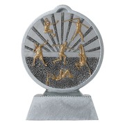Pokal mit 3D Motiv Leichtathletik Mehrkampf Serie Ronny 10,5 cm hoch