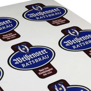 Aufkleber für Außenbereich konturgeschnitten / ohne Laminat