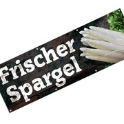 Banner Werbebanner Frischer Spargel 3 x 1 Meter Werbeplane