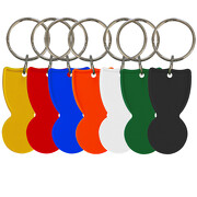 Einkaufswagenchip mit Schlüsselring als Schlüsselanhänger mit Druck 1-farbig