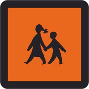 Schulbusschild als Magnetschild Magnettafel Schild oder Aufkleber