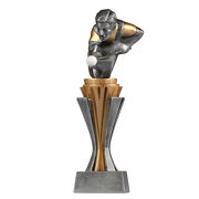 Pokal mit 3D Motiv Snooker Billard Poolbillard Serie Ronny 10,5 cm hoch 