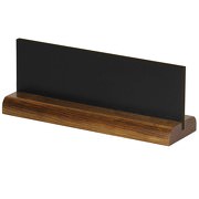 Tischaufsteller Kreidetafel für Reservierung Tischnummer Tischinfo Echtholz 21 x 8 cm rustikal