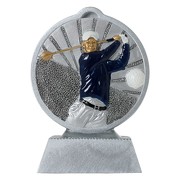 Pokal mit 3D Motiv Golf Golfer Serie Ronny 10,5 cm hoch